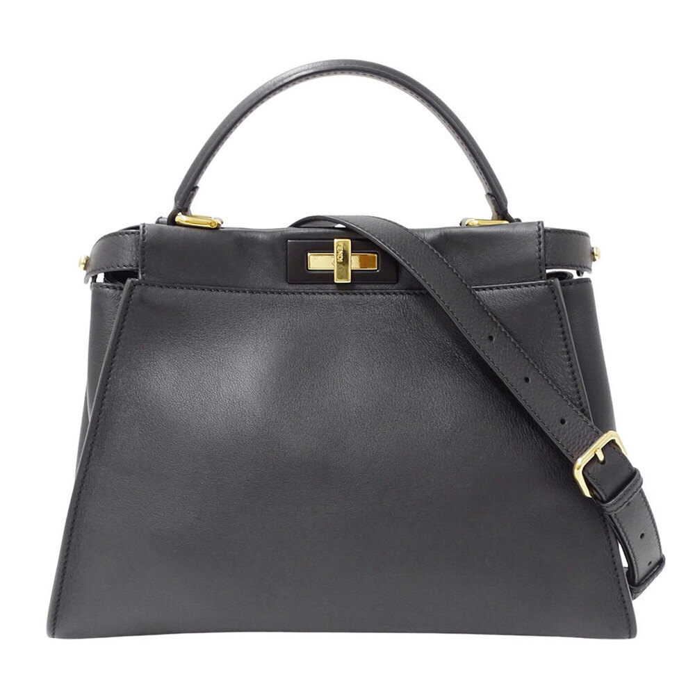 Fendi FENDI handbag for women, brand name, handbag/shoulder bag, 2-way, leath...